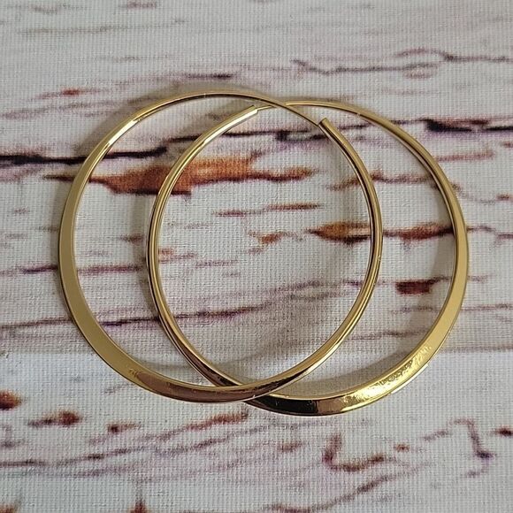 Bundle of Three Goldtone Earrings NWOT - Picture 4 of 4